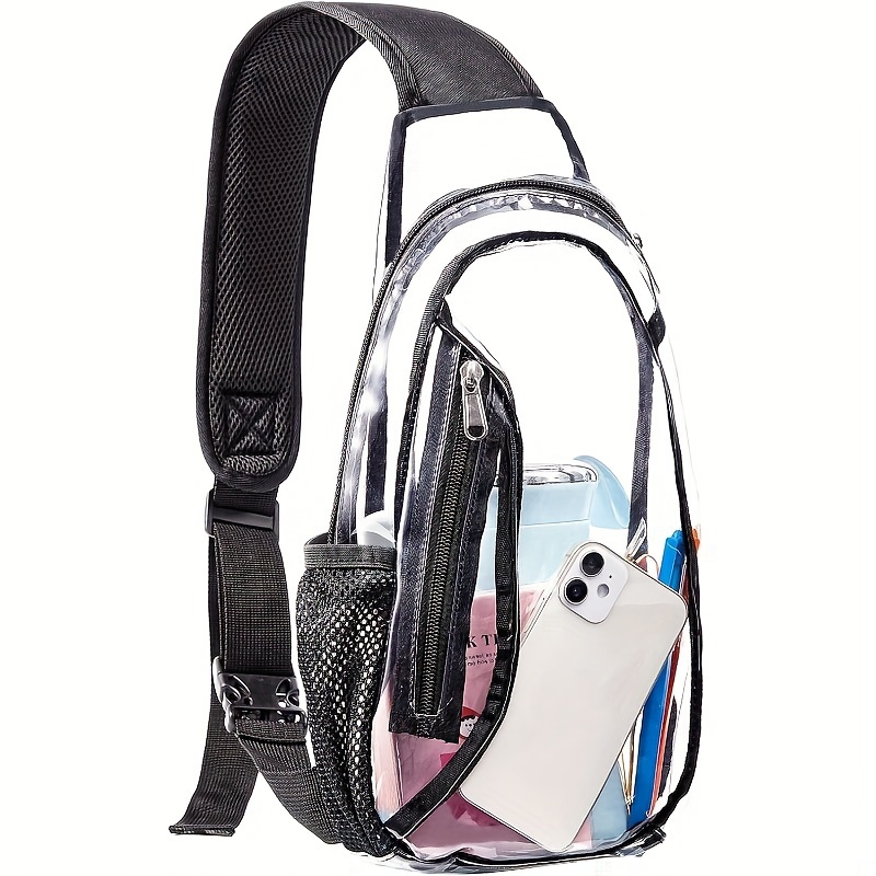 

Clear Sling Bag, Pvc Crossbody , Clear Daypack For , Or