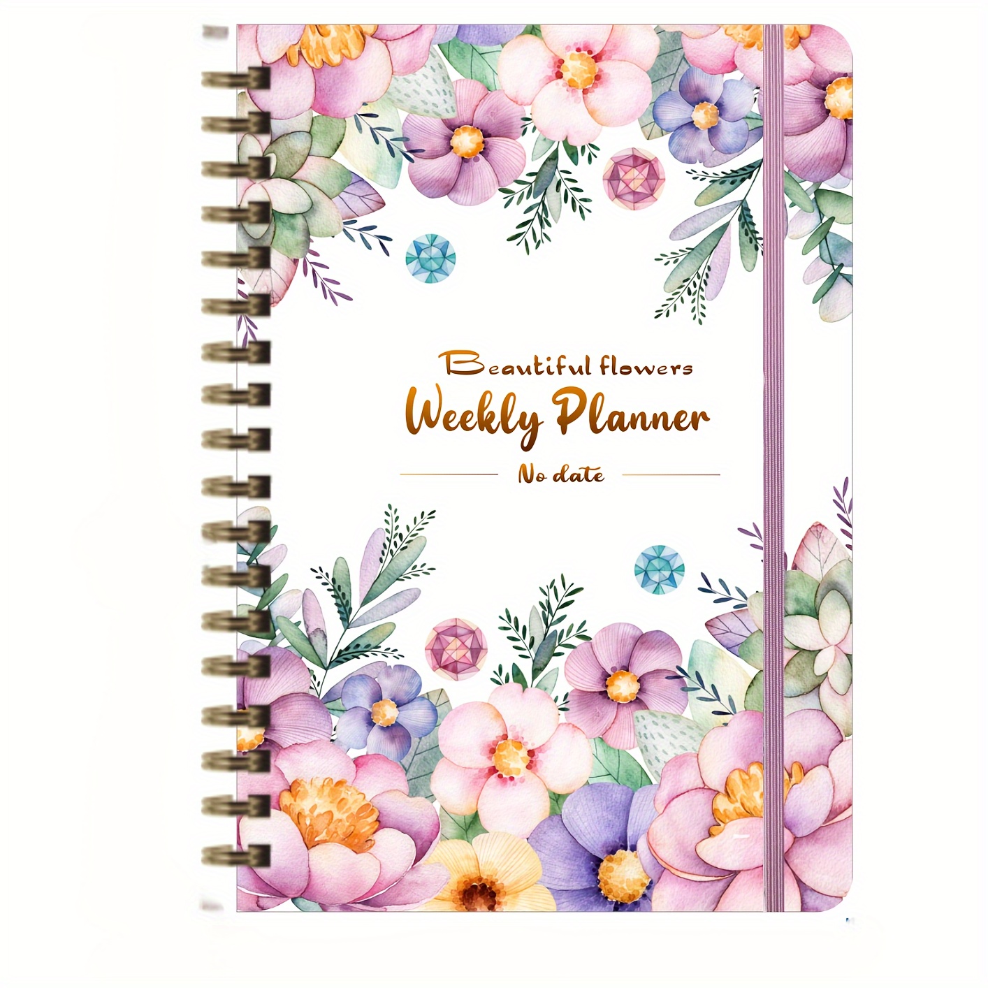 

A5 Spiral Weekly Planner Notebook - Time Management Organizer For Teens, Supplies