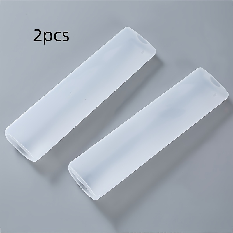 2pcs 16.5cm/6.5inch Remote Control Protective Cover, Universal Dust Protective Cover, Suitable For Household Appliances, No Remote Control Included