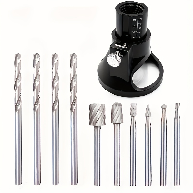 11pcs Precision Electric Drill Engraver Set [package Without Engraving Machine]- Durable Grinder Additions With Versatile Drill Bits For Effortless Rotary Tool Projects