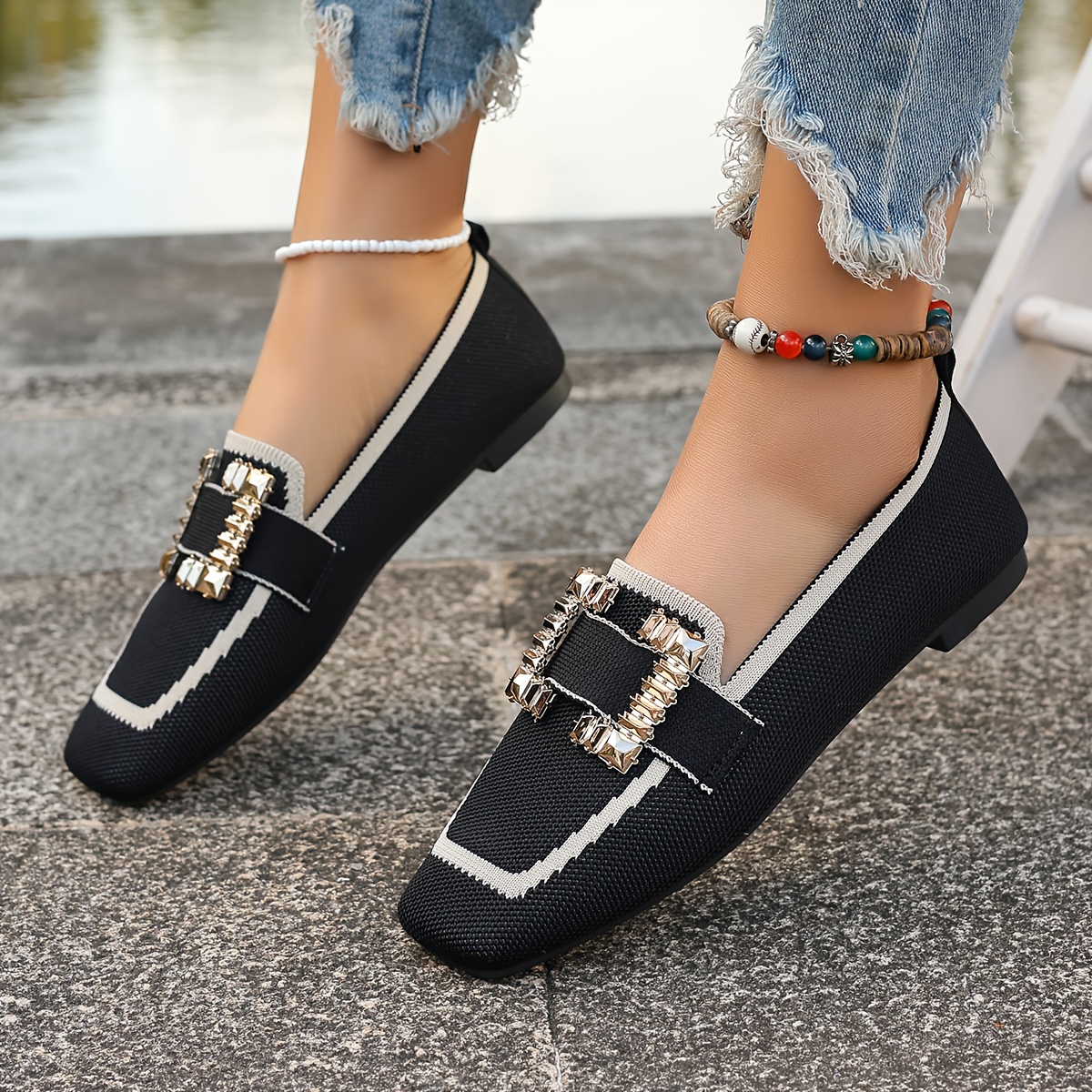 Womens Shoes Casual Dress Shoes With Arch Support Womens Square