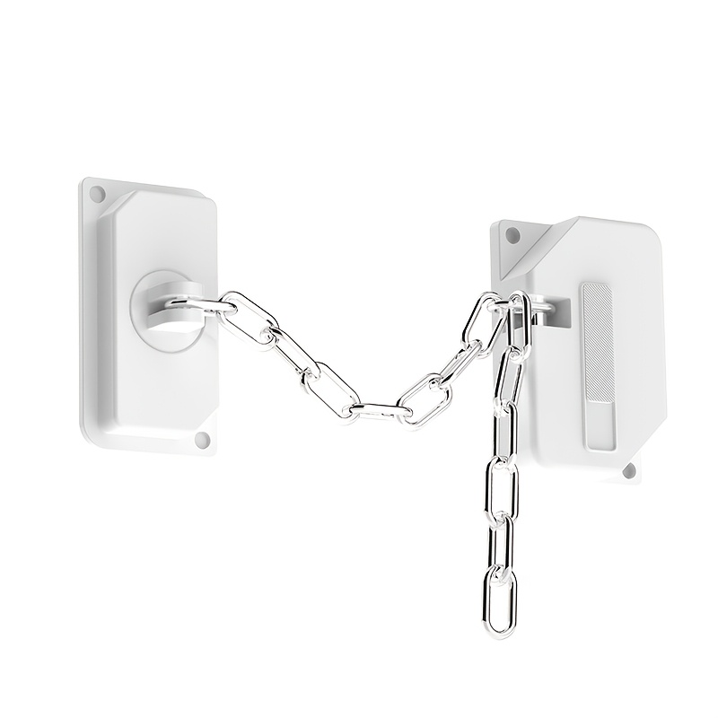 TEMU 1pc Adjustable Window Chain Lock - No Drilling Required, , Prevents And Pets From Opening Windows And Drawers, Suitable For Cabinets, Doors,