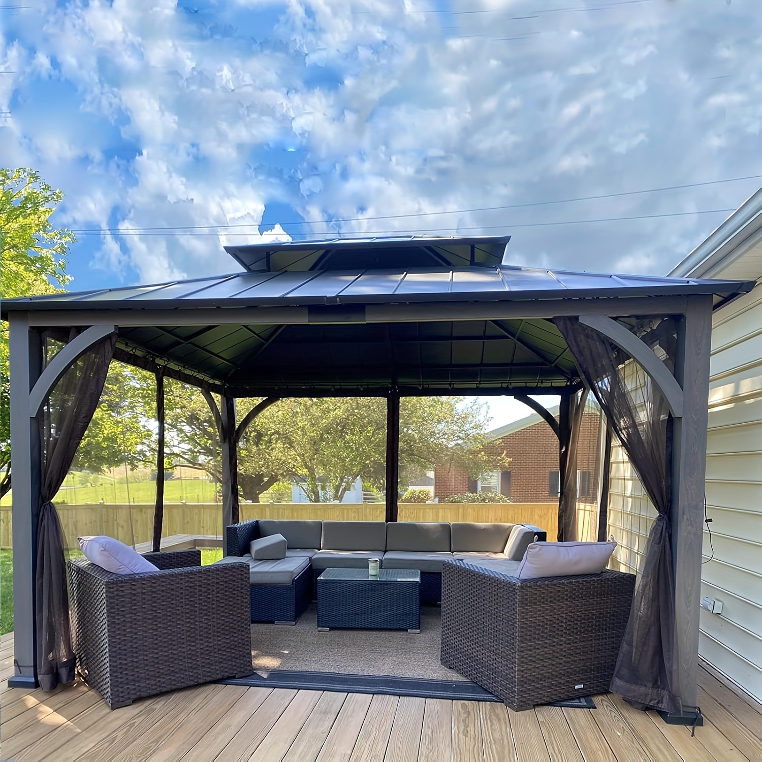 Canopy Tent 10x20 Hantdan Replacement Gazebo Mosquito Netting Screen