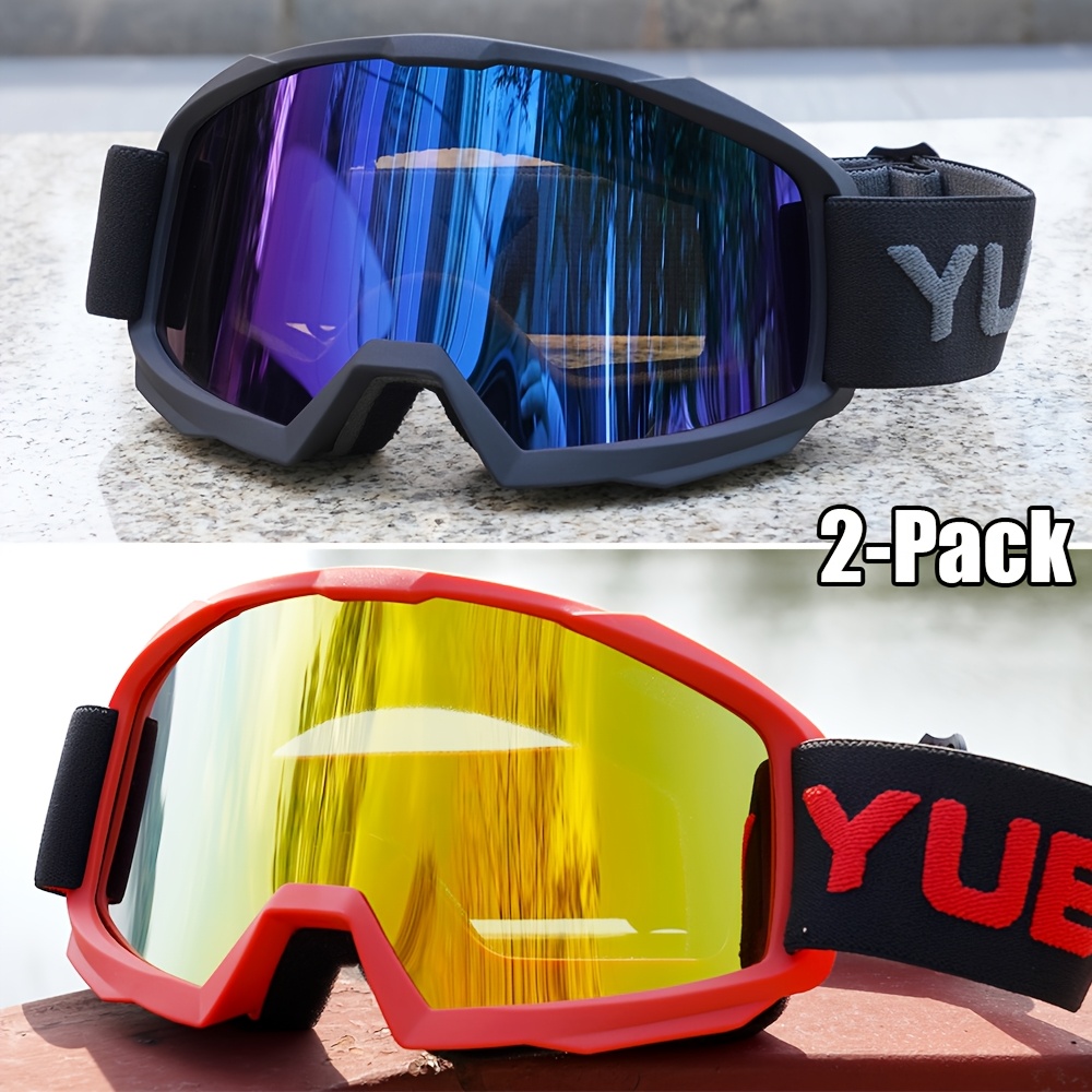 2-Pack Trendy Ski Goggles Ultra Lightweight High Cost-Effective