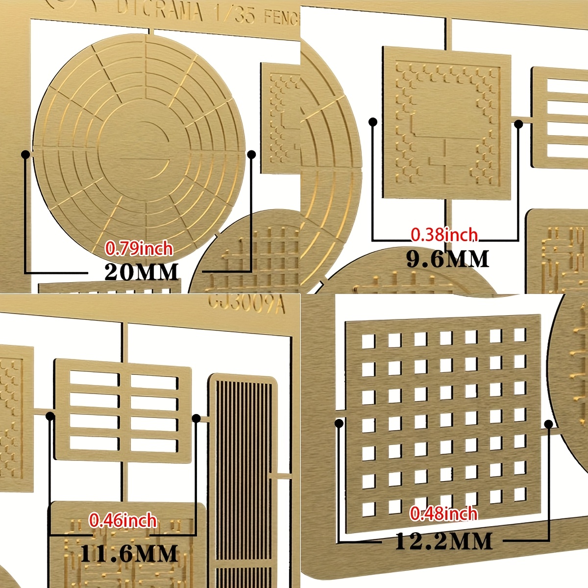 1/35 Photo Etch PE Scale Model Kit Building Material