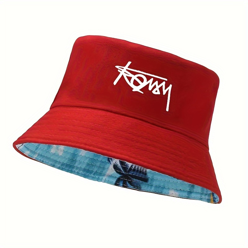 trendy popular fisherman hat double sided versatile Temu Bahrain