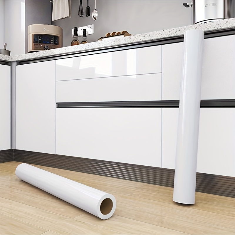 Image of Cabinet Stickers Waterproof Oil-resistant Special -changing Film Wardrobe Cabinet Door Countertop Furniture Renovation Sticker