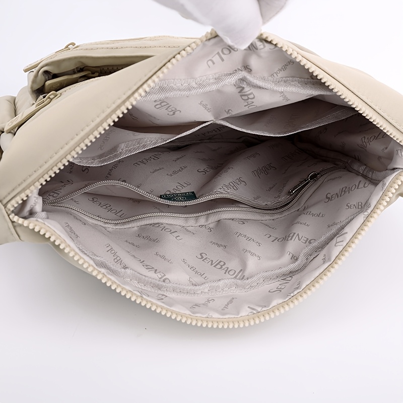 casual nylon womens shoulder bag multi layer multi pocket lightweight and practical travel womens crossbody   and portable high quality womens handbag suitable for gifts commuting daily   vacations etc Product details 6