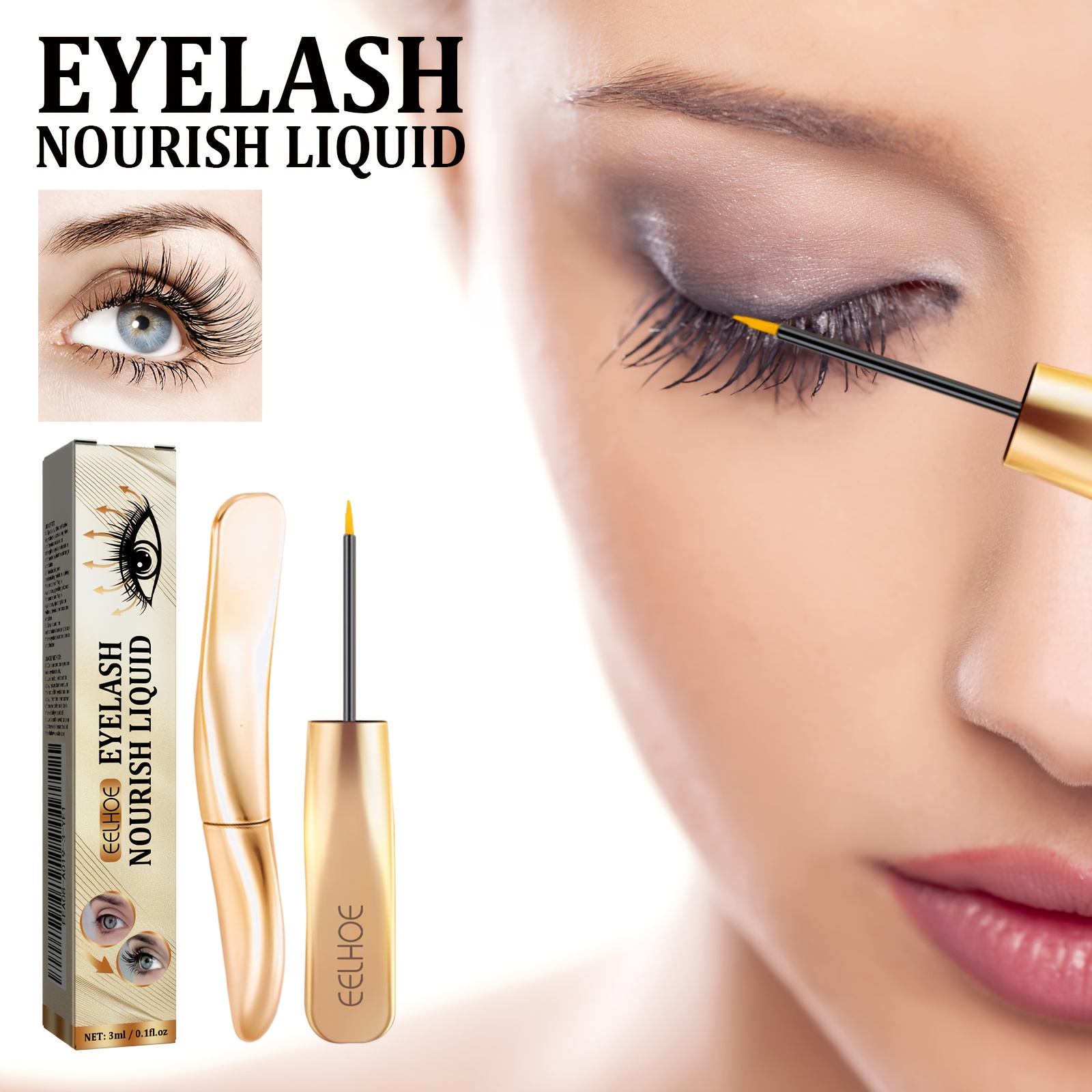 2pcs Eyelash Nourishing Serum, 3ml - Gentle & Moisturizing for Natural, No-Residue Curls - Perfect Gift for Women and Girls