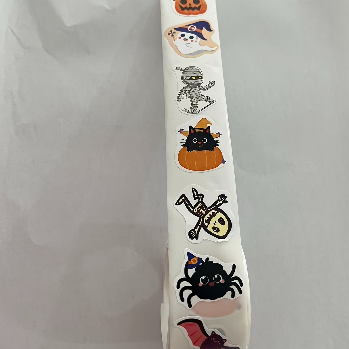 TEMU 100 pegatinas de de dibujos animados de Halloween de formas especiales, patrones irregulares de 1 , 8 diseños de patrones de dibujos animados,