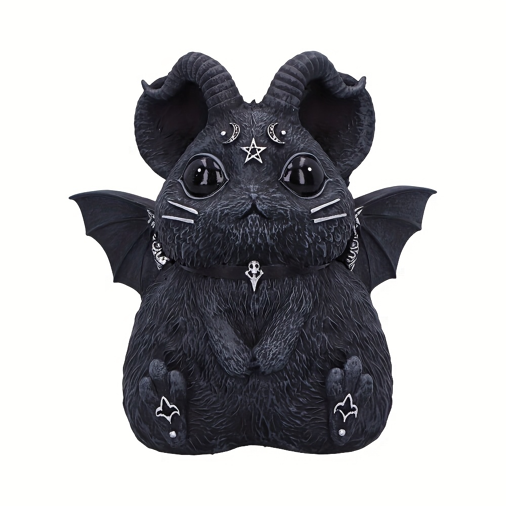 Image of 1pc Marchillias Ornament Gothic Cute And Statue Very Popular With Suitable For New Year's Gift Christmas Gift You Can Your Desk, Desk, Living Room, Study Room.