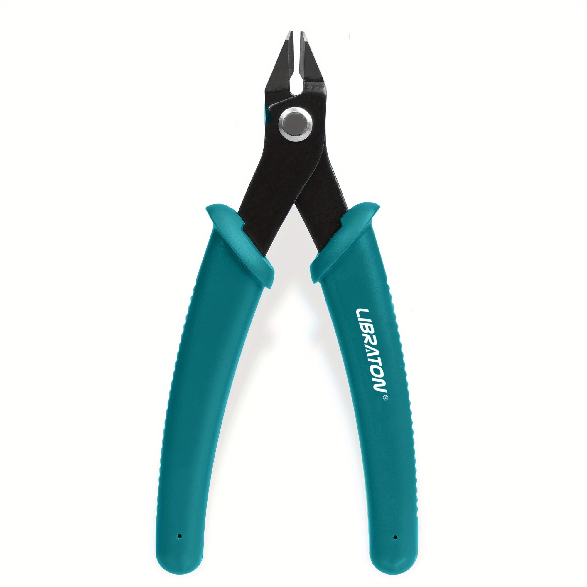 Image of Libraton Precision Flush Cutters Set (1/2/4-pack), 5-inch Micro Pliers Made Of Rust-resistant Steel, Suitable For Electronics, Jewelry, Zip Ties & Model Kits