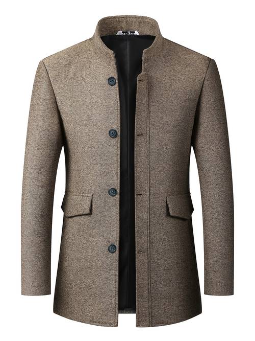 ny säsong casual herrkrage herringbone kostymjacka