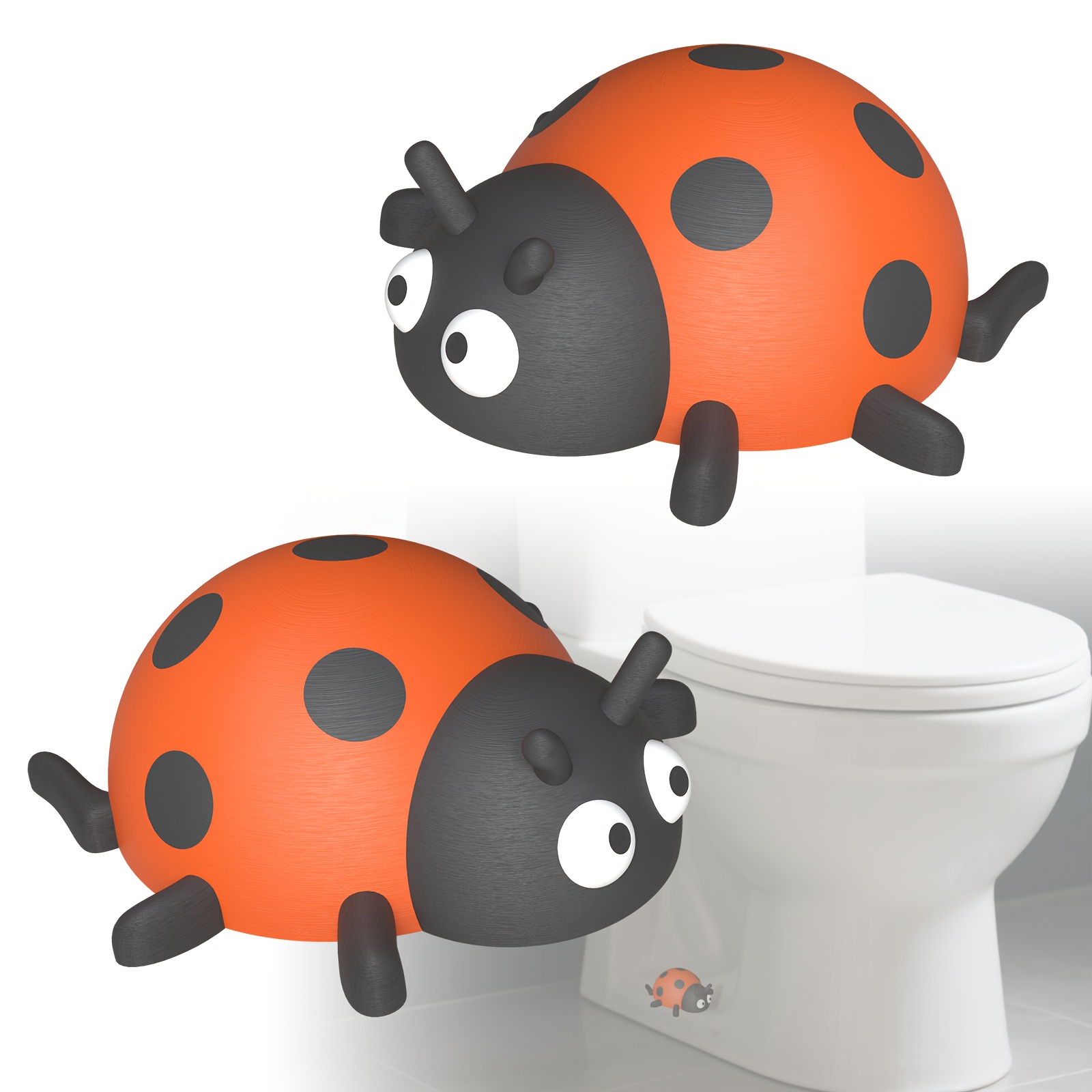 2-Pack Resin Turtle Toilet Bolt Cover Decorations – Adorable Bathroom Accessory, Easy Install, Fits Standard Bolts, Fun Housewarming Gift
