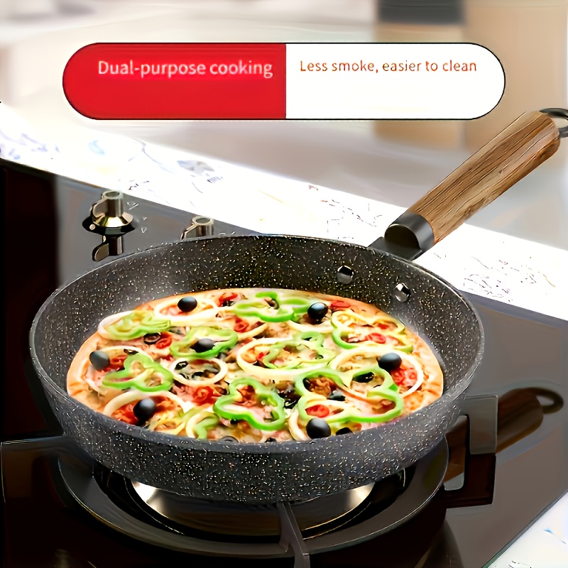 2025 New Model, Non-Stick Frying Pan Set for Home Use; Suitable for Steak, Fried Eggs, Pancakes, and Outdoor Camping; Compatible with Induction Cooktops and Gas Stoves, Includes Pots and Pans, Flat Bottom Frying Pan - [365-Day Guarantee] - XH25-20258