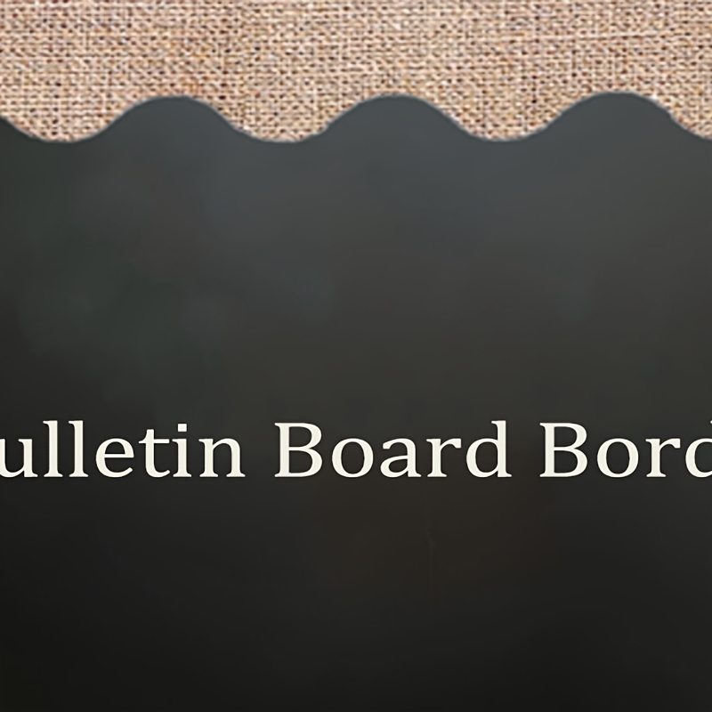 

Bordure Moderne pour d'Affichage en Bois - Bordure Festonnée pour Bureaux, Casiers & Décoration de Classe