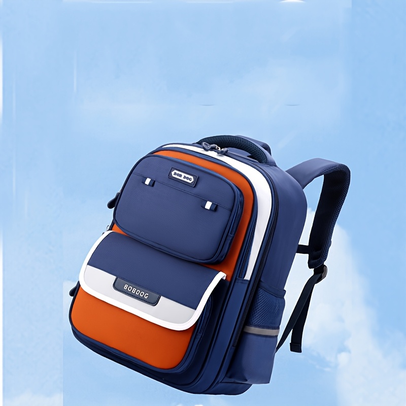 Bobdog Large Capacity Backpack with Spine Protector Design - Lightweight, Adjustable Strap, Zipper Closure, Ideal for Students, New Student Backpack|Modern Backpack|Durable Backpack