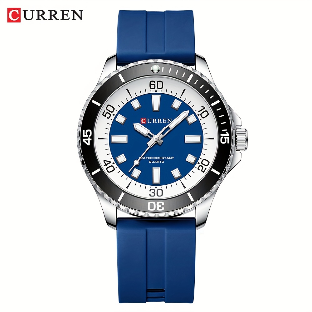 reloj CURREN malla silicona 