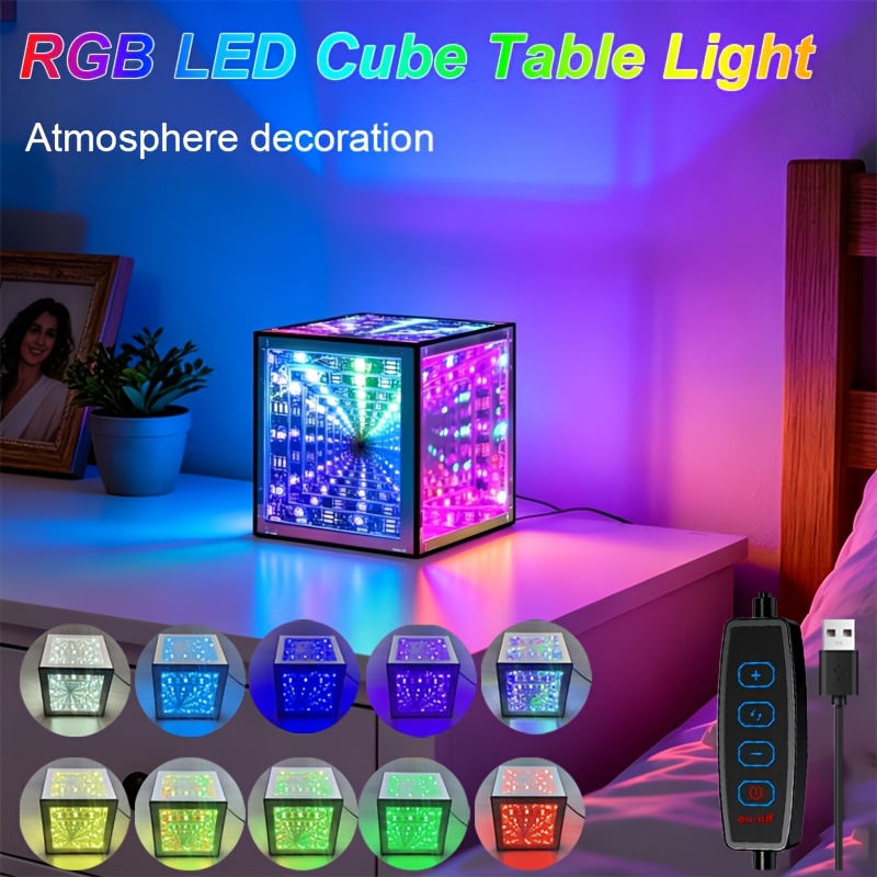RGBW Color Changing Smart Infinite Cube Light
