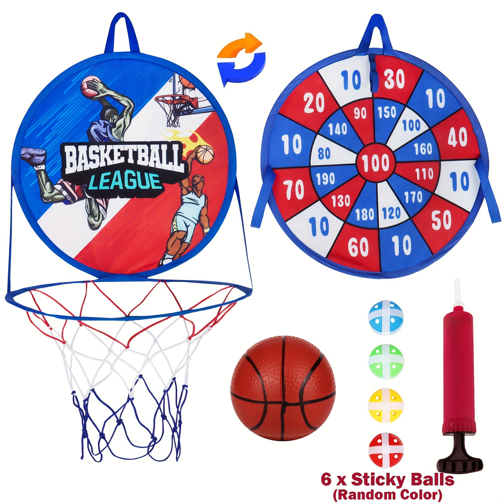 TINMAGI Canestro Basket, Mini Canestro Basket Kit per Bambini e Adulti, Canestro  Basket da Muro, per Porta Muro Montato e Camera, Ufficio,Uilizzabile da  Interno ed Esterno Basketball Hoop : : Giochi e