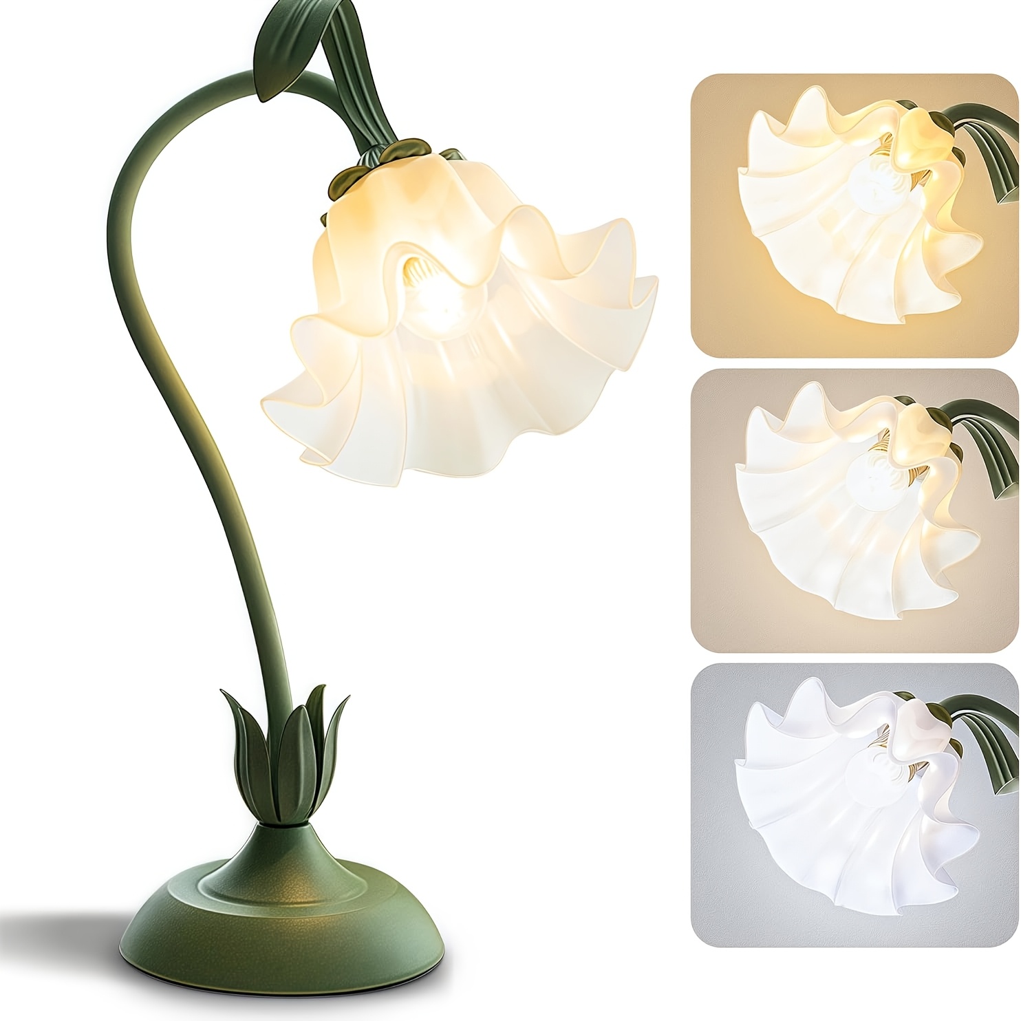 Image of Office Desk Lamp, Led Reading Lamp Bedside, Garden Lamp, 3 , Lovely Bedside Lamp Decoration, Living Room Bedroom Lighting Desk Lamp Home Decoration Valentine's Day Gifts, Festival Gifts