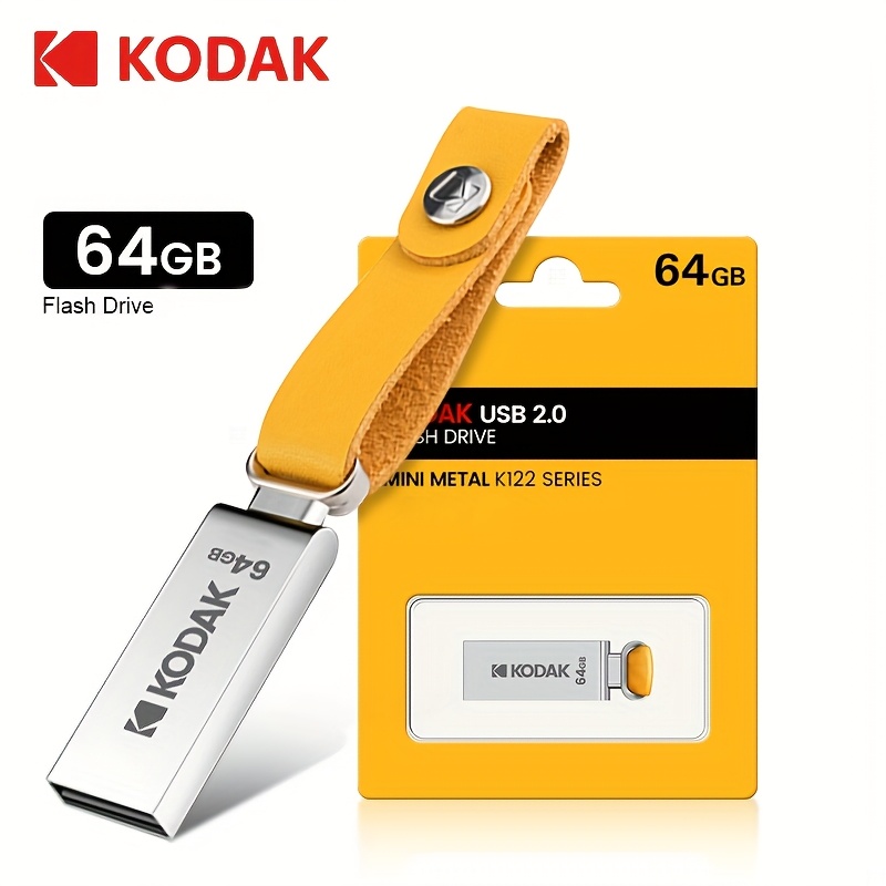 Image of Kodak's New Metal Flash Pen Drive 32 Gb 64 Gb 128 Gb Usb 2.0 Pen Drive, Suitable For Usb Flash Drive
