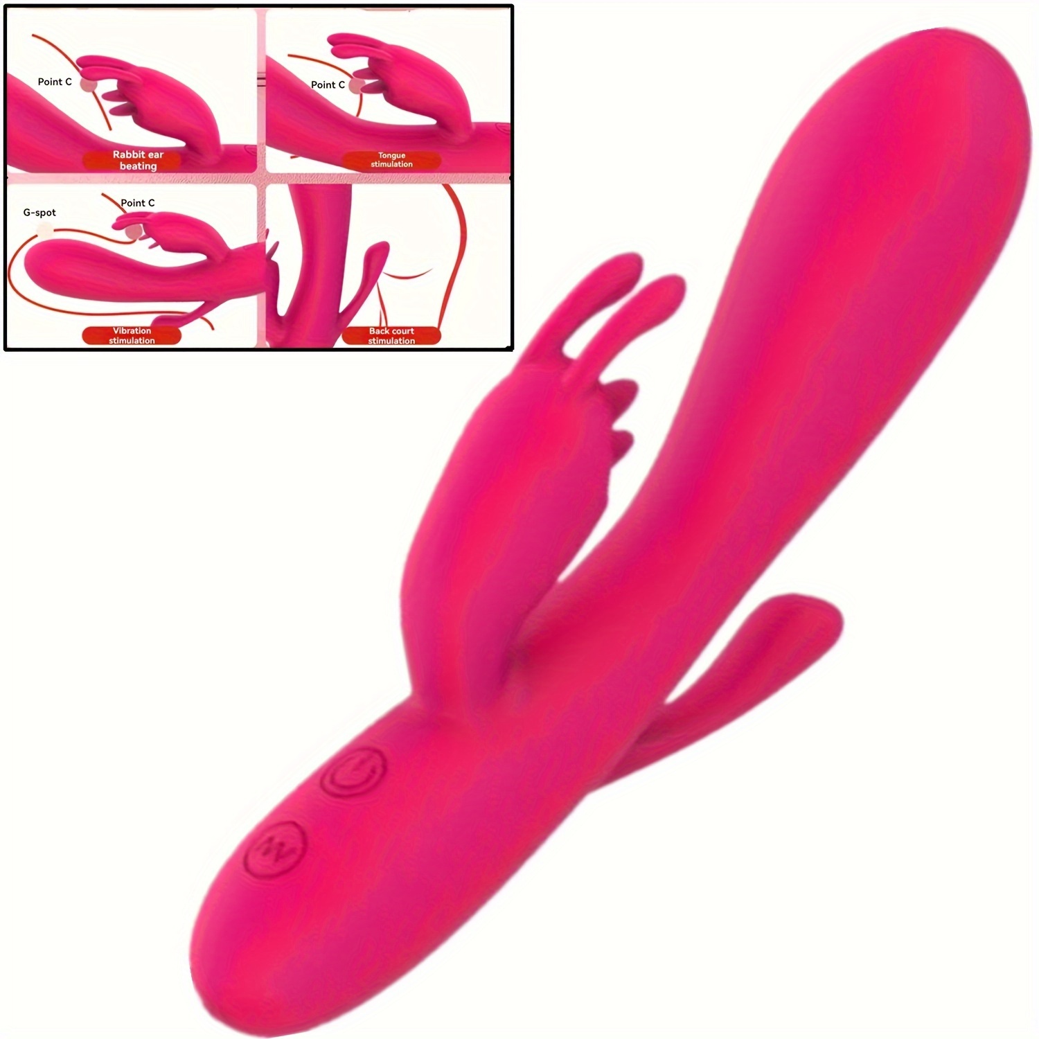 rabbit vibrator sex G Spot Rabbit Vibrator with Bunny Ears for Clitoris