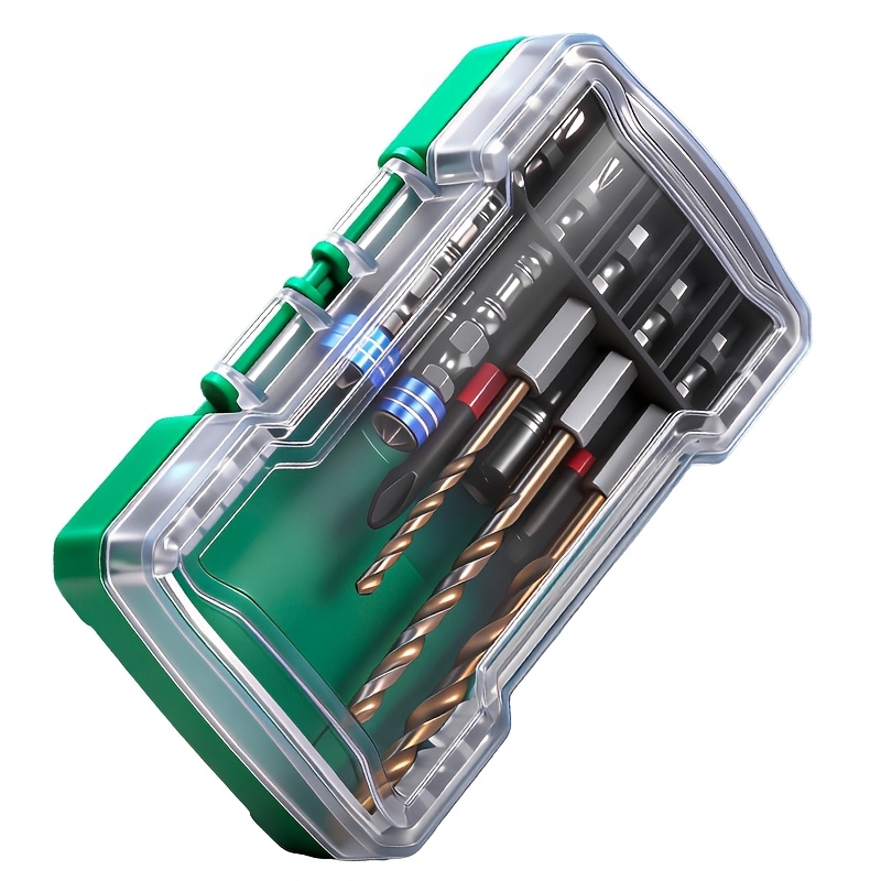 TEMU 10pcs Impact Driver Bit Set Hex Shank Twist Drill Bit Socket Set Portable Power Tool Accessory