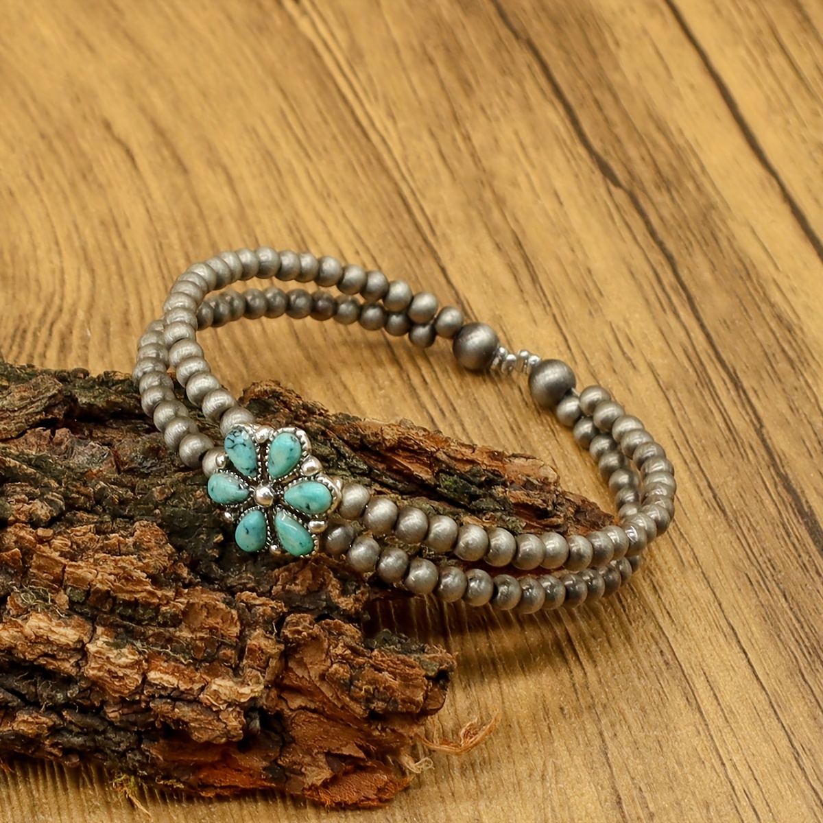 

Bohemian Turquoise And Bracelet For Women – Vintage Style Beaded Jewelry, Casual Attire