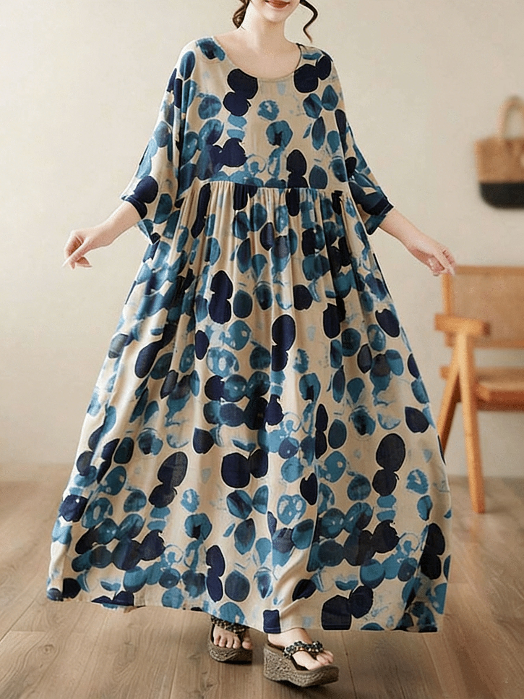 plus size cotton maxi dresses sold on Temu Philippines