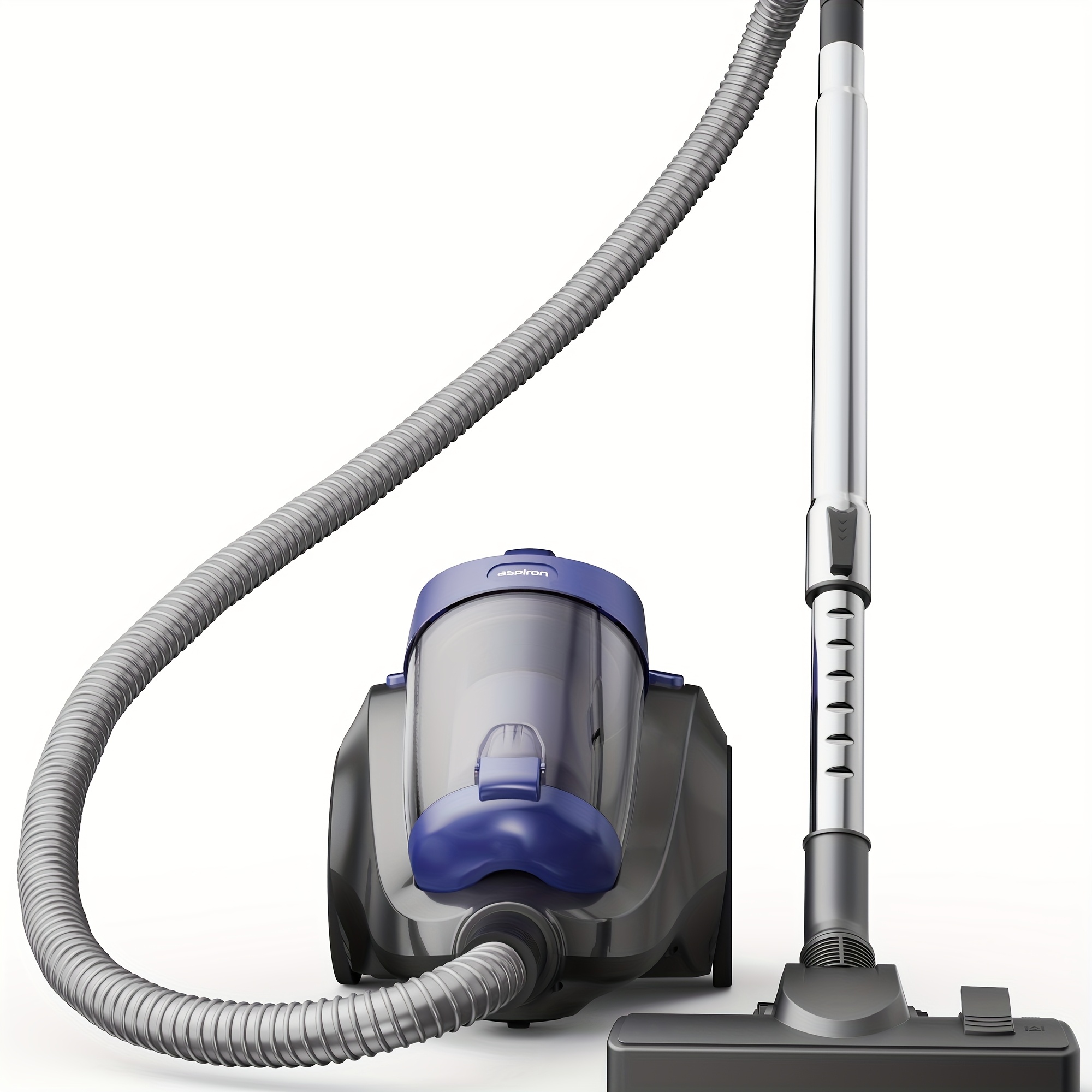 

Canister Vacuum Cleaner - 1000w, With Hepa Filter, 2.5qt Dust Cup, 2-in-1 Crevice Tool, , Corded For Hard Floors, Carpets & Pet Hair