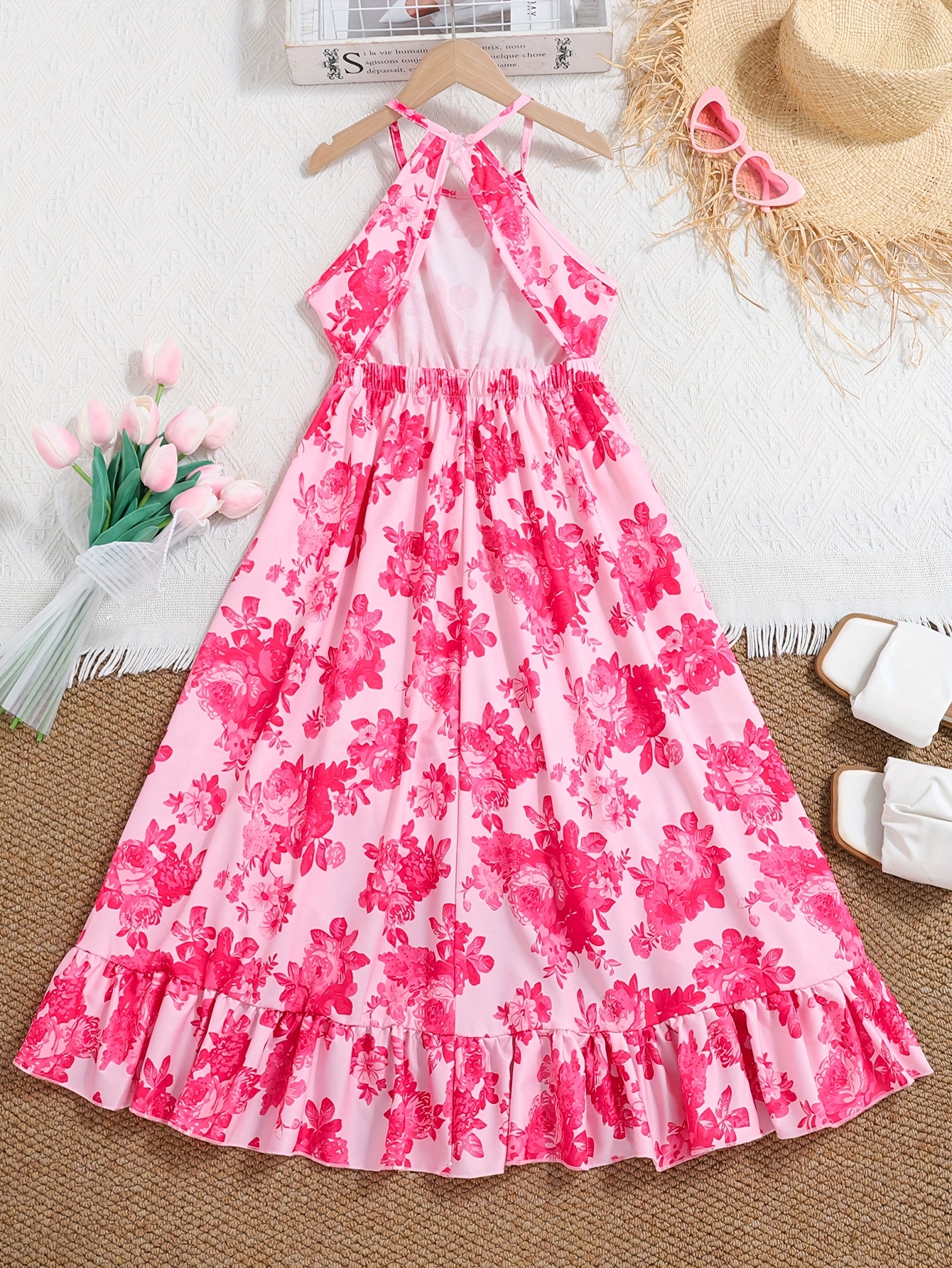 style ruffle hem front short back long - Temu South Africa