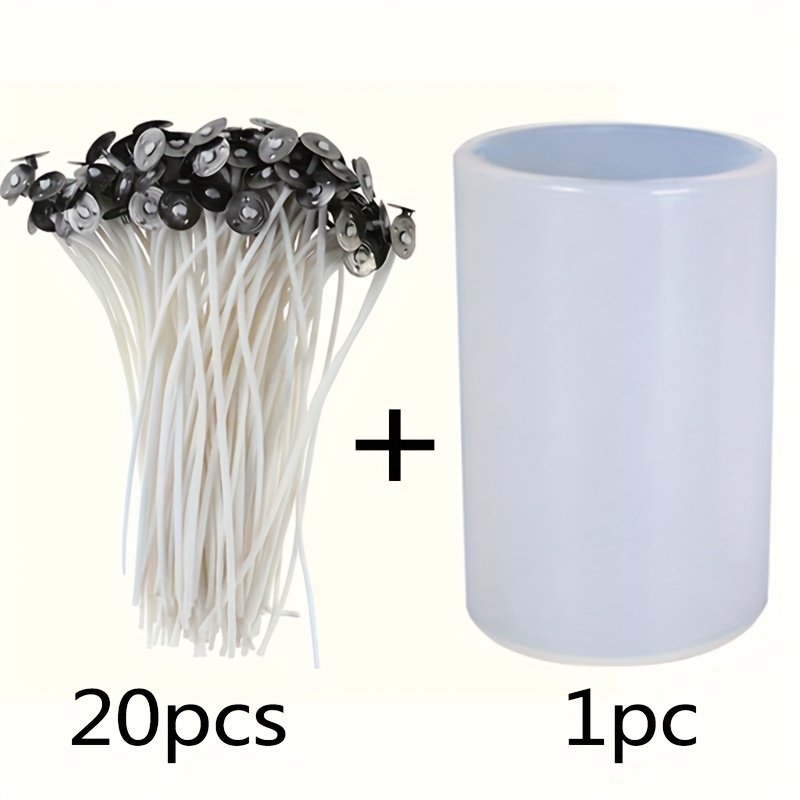 Cylinder Candle Molds Diy Candle Wicks 3.94 Inches Core Diy Candle Making Pre-candle Handmade Candle Crafting Tools