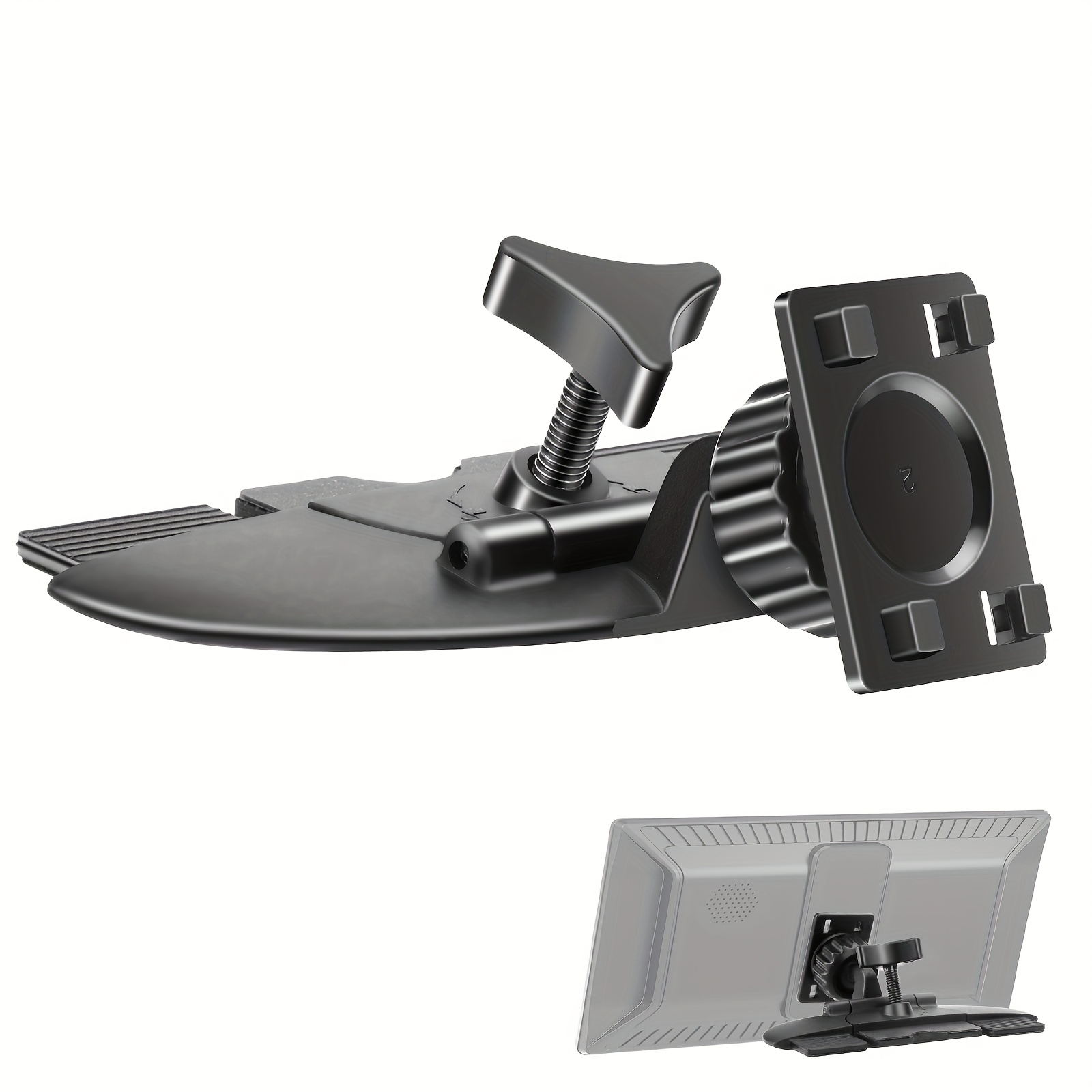 TEMU A Swivel Cd Slot Mount Designed For , Featuring A Base, Accommodating 7 To 10-inch Displays, Suitable For A Of Vehicles, Essential For Travel