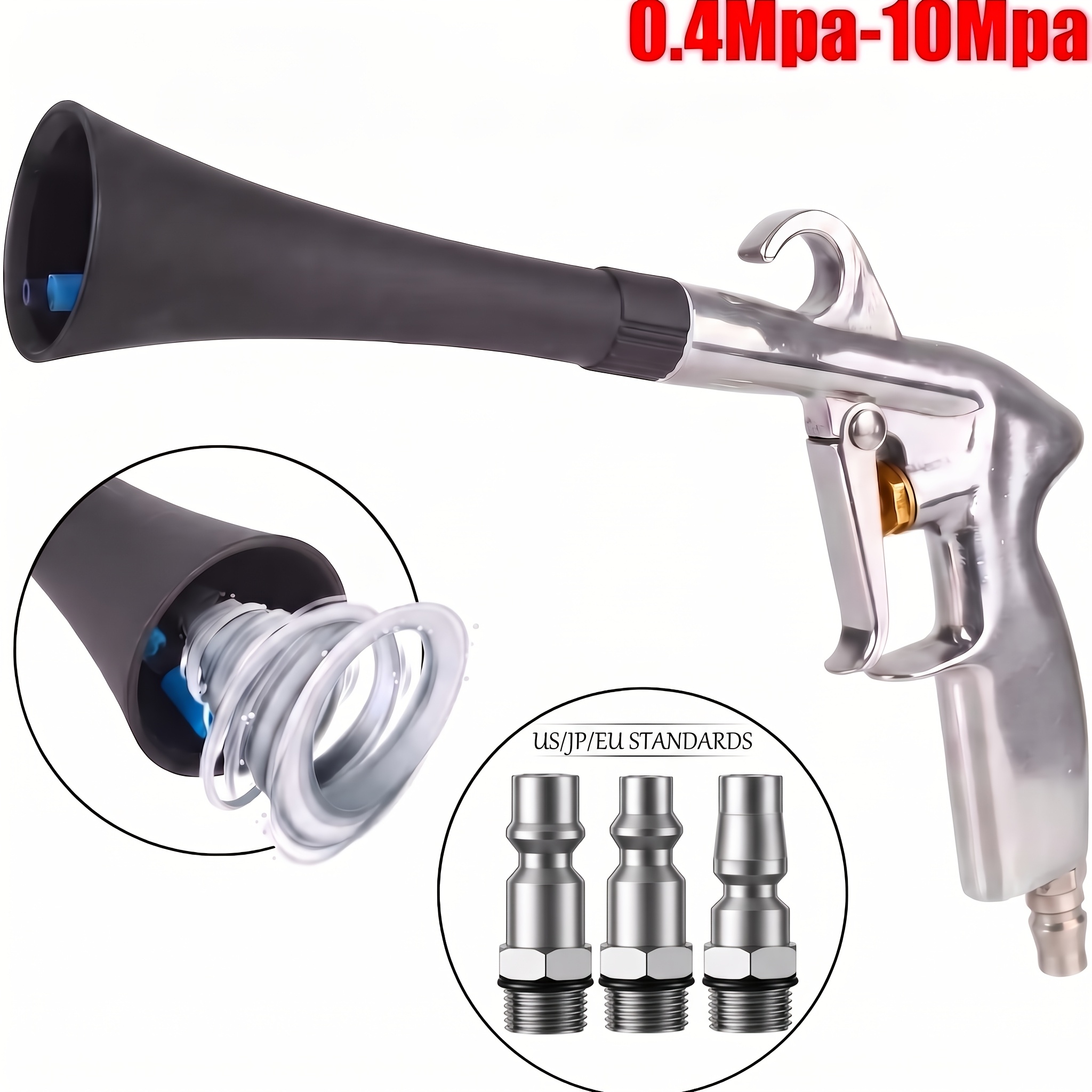 Image of Tornado Dry Cleaning Gun, Detailing Car Cleaning Gun, Air Nozzle Blow Gun, Air Blower For Car Detailing, Interior Dryer Air Tools, Quickly Blowing Out Dirt, Works With Air Compressor