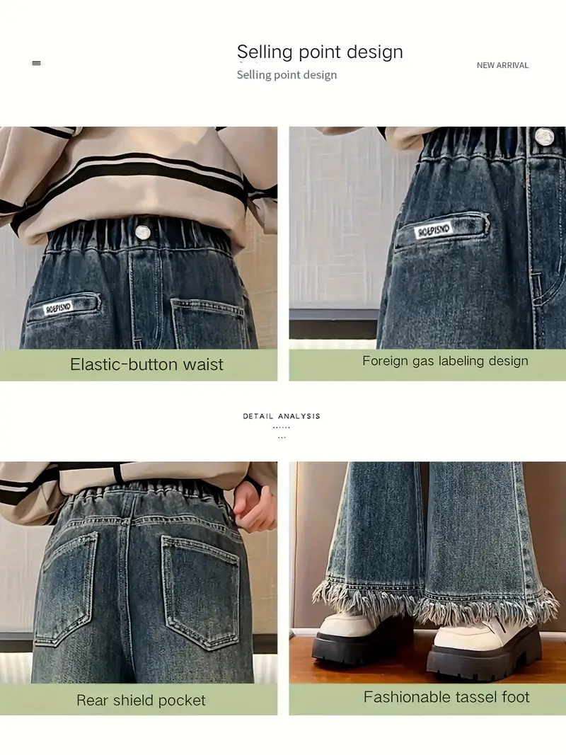 Womens Casual Jeans Denim Pants Vintage Pants Trousers with Pockets (SD2,  M) at  Women's Jeans store