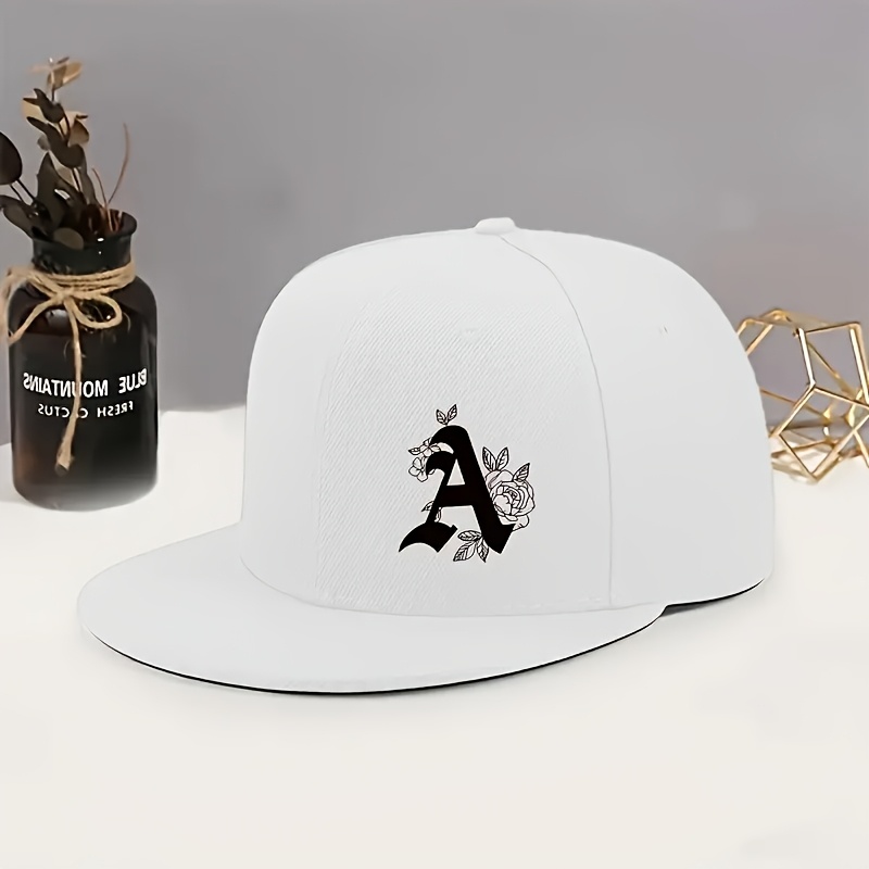 TEMU Lightweight Geometric Print Hip-hop Baseball Cap, Street Sunshade Snapback, Versatile Casual Flat Brim For Summer