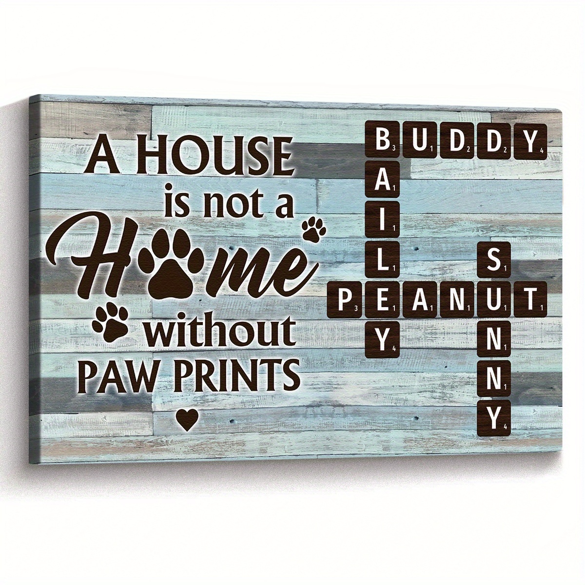 TEMU 2d Flat, 2d Flat, 2d Flat Personalized Poster, Home Decor For , Customized Gift, Canvas For Living Room, Bedroom, Home Decoration, House Is Not