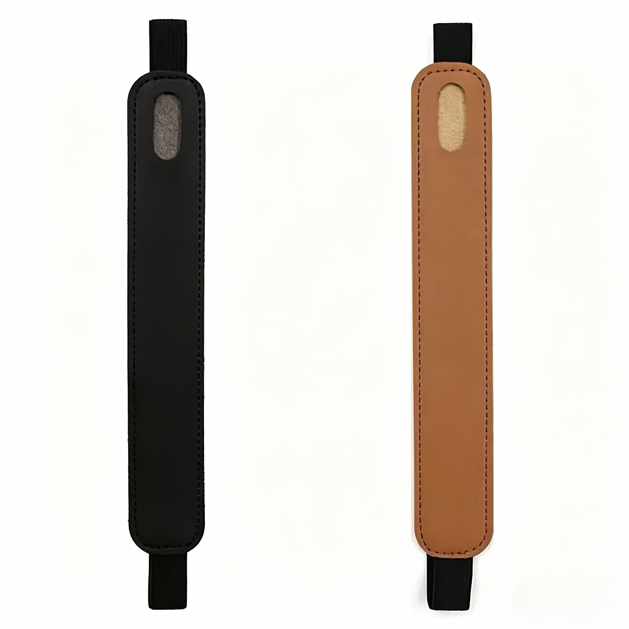 TEMU Portamatite pezzi in pelle PU marrone e per Apple Pencil 1a e 2a , custodia universale per stilo con fascia per /11 pollici e iPad Air