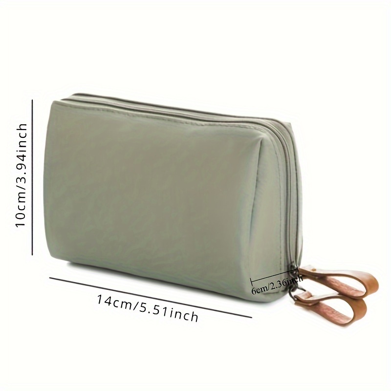 12 Stück Canvas Make-up Taschen – Einfarbig Mit Reißverschluss, Blanko Zum DIY, Für Reise & Alltag