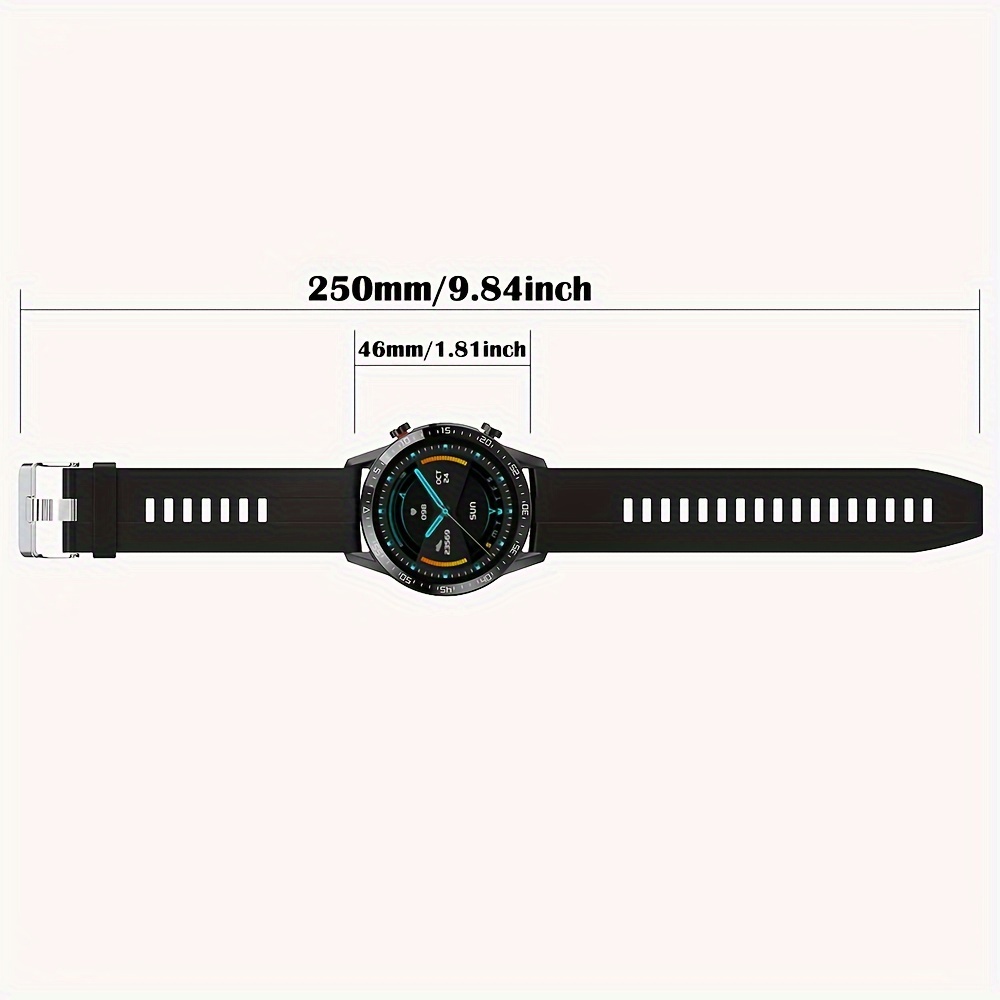 AMSH 22mm Silicone Smart Watch Band Per Huawei Watch GT3 GT 3 46mm Cinghie Da Polso GT 2 GT2 Pro Cinturino Accessori, 22mm Universal, Agata - Foto 11