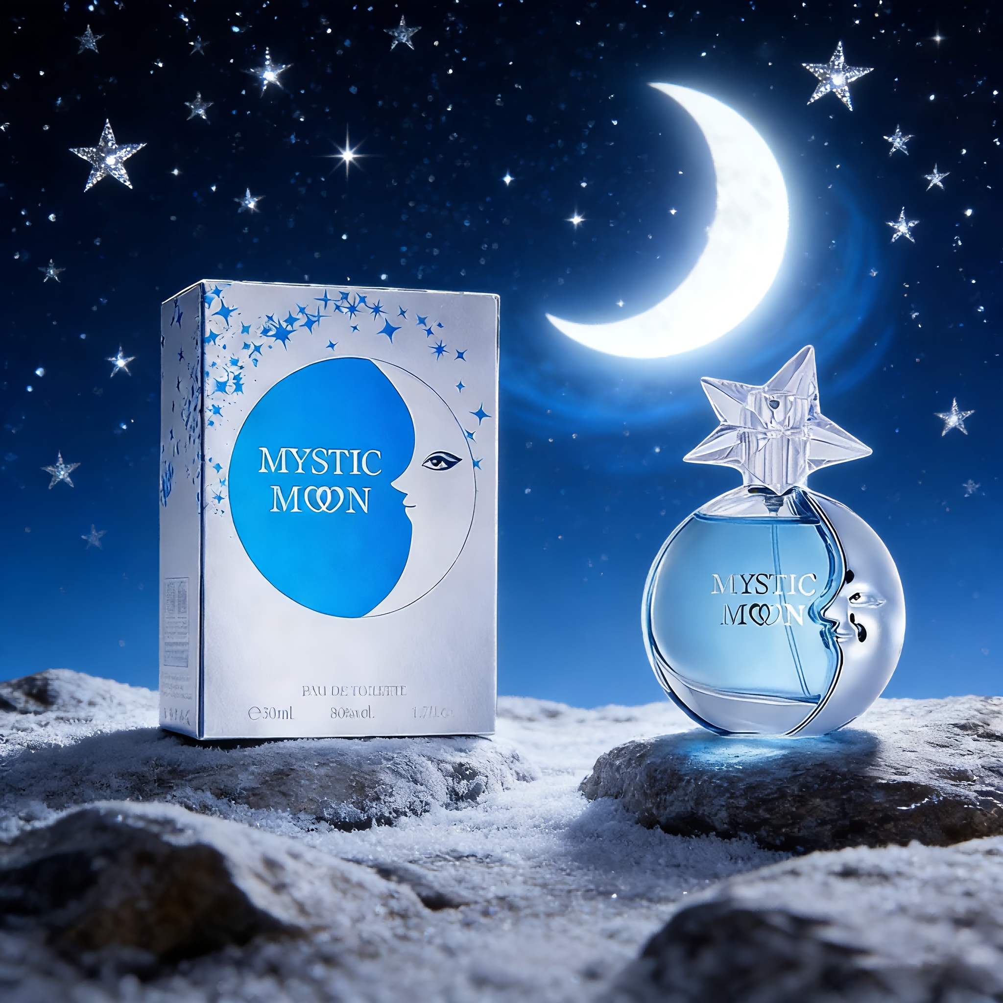Unisex Perfume In Fashion Blue, 50ml | Moon & ", Fresh Scent For | Long-lasting, "