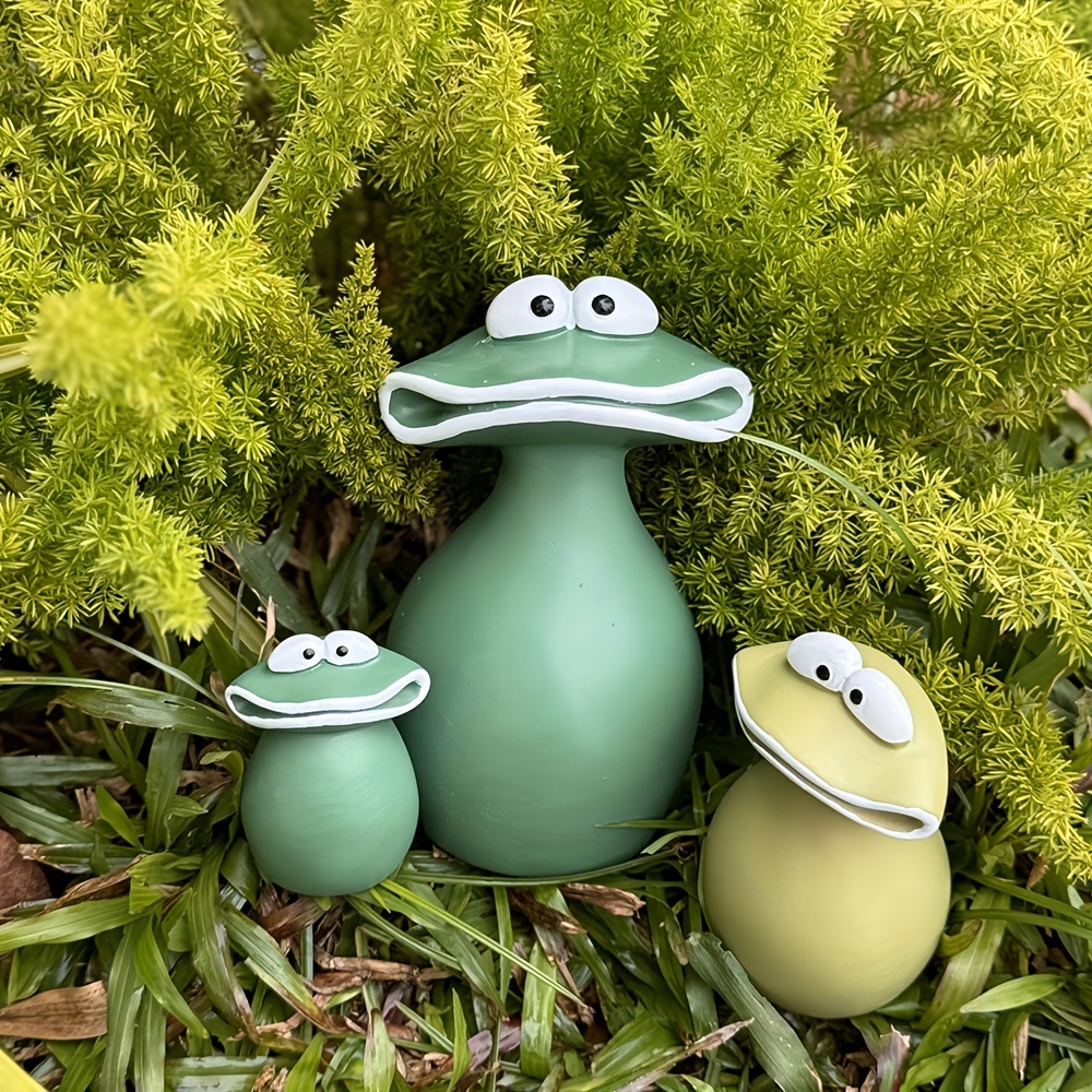 Adorable Resin Frog Figurine Perfect Aquariums Gardens - Temu