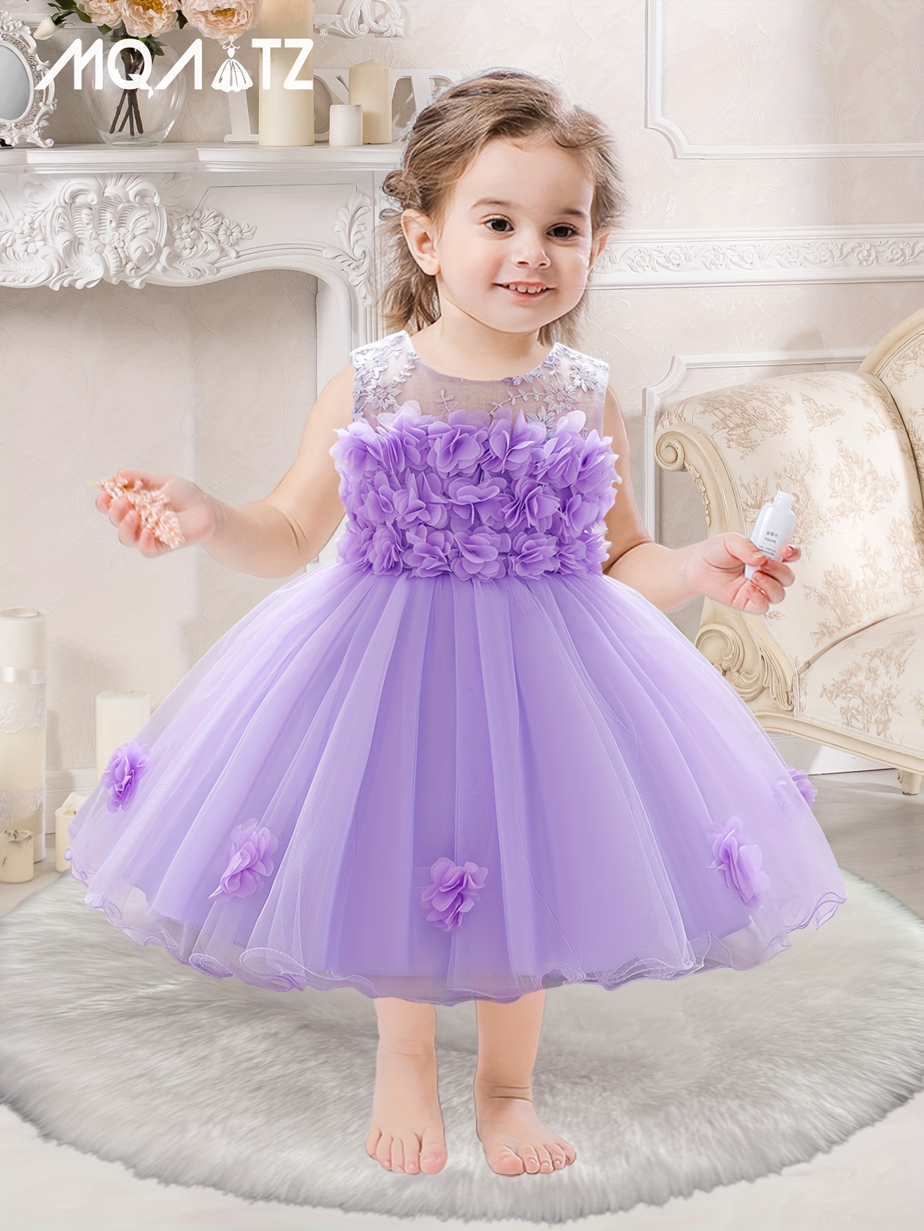 Purple Lavender-tulle Dress, Flower Girl Dress, Birthday Dress, Girls Party  Dress, Formal Dress,purple Birthday Dress, Photoshoot Dress 