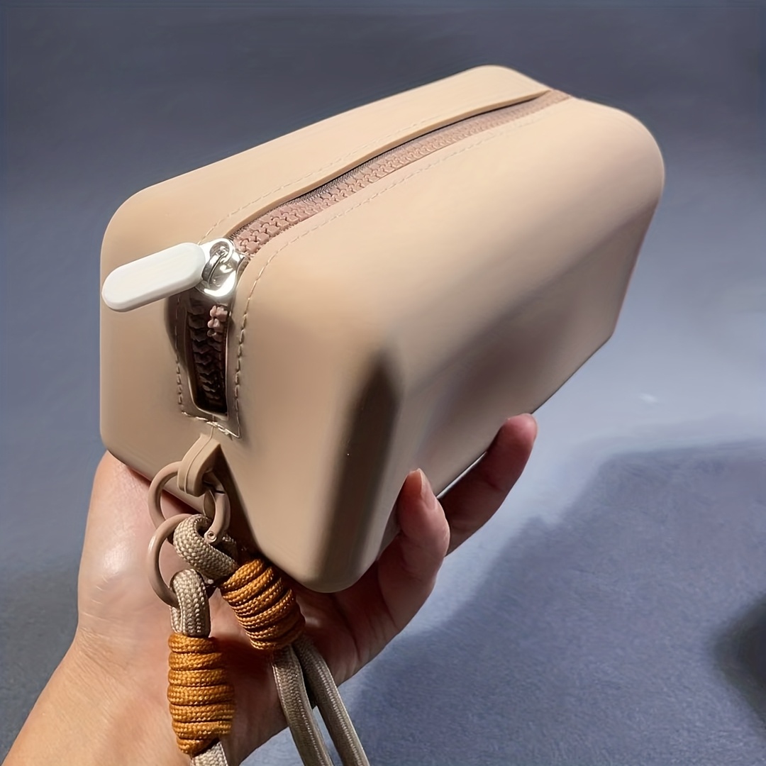 TEMU Toiletry Bag In , Large Capacity, With A Wrist Strap, Designed For Travel