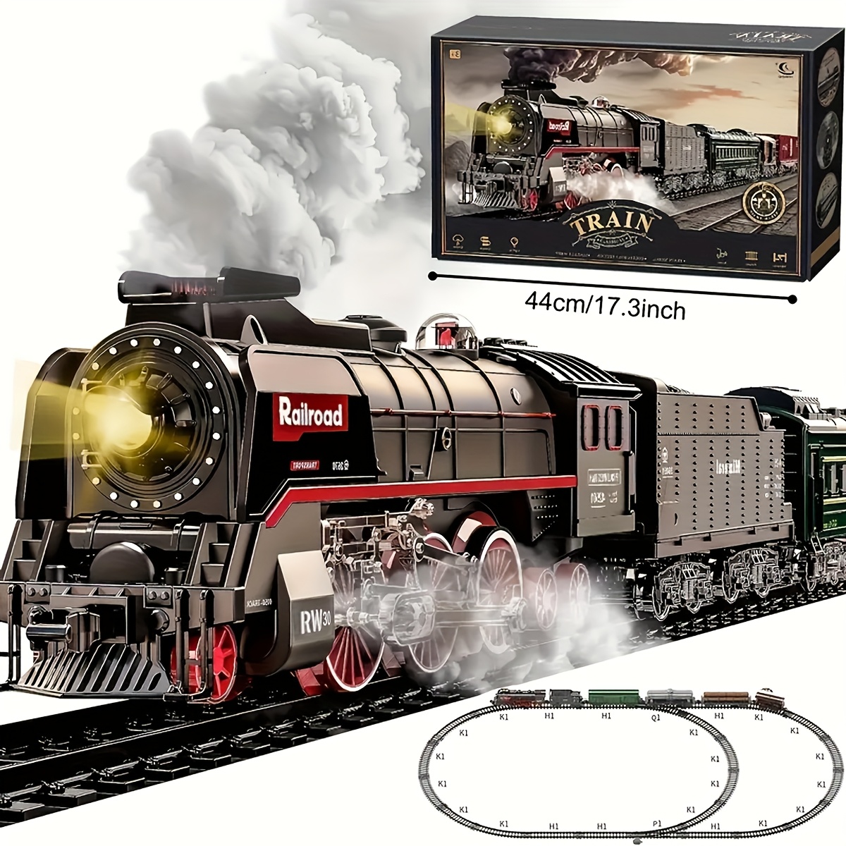 Vapor Amazon Juguetes Trenes Electricos Hot Bee Juego De Tren Para