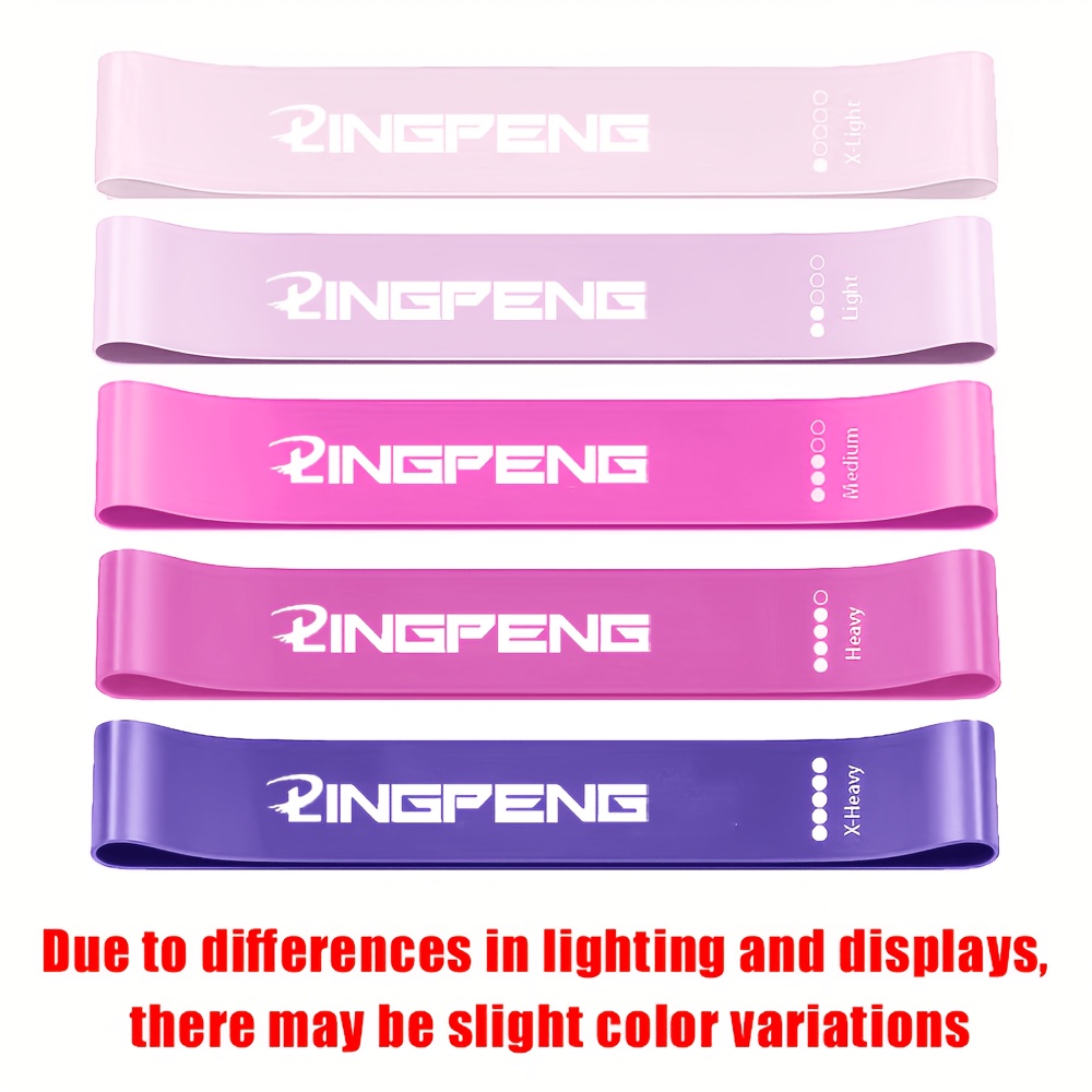 1pc/5pcs Resistance Band For And Legs - Women's Loop Bands, Suitable For Training, Ideal For Home Workouts, Strength Training, Yoga, And Pilates