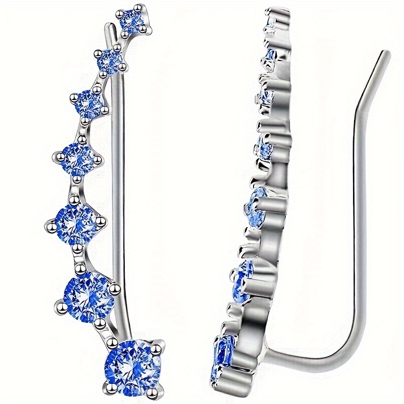 -star Rhinestone Stud Earrings, Light Women's Studs