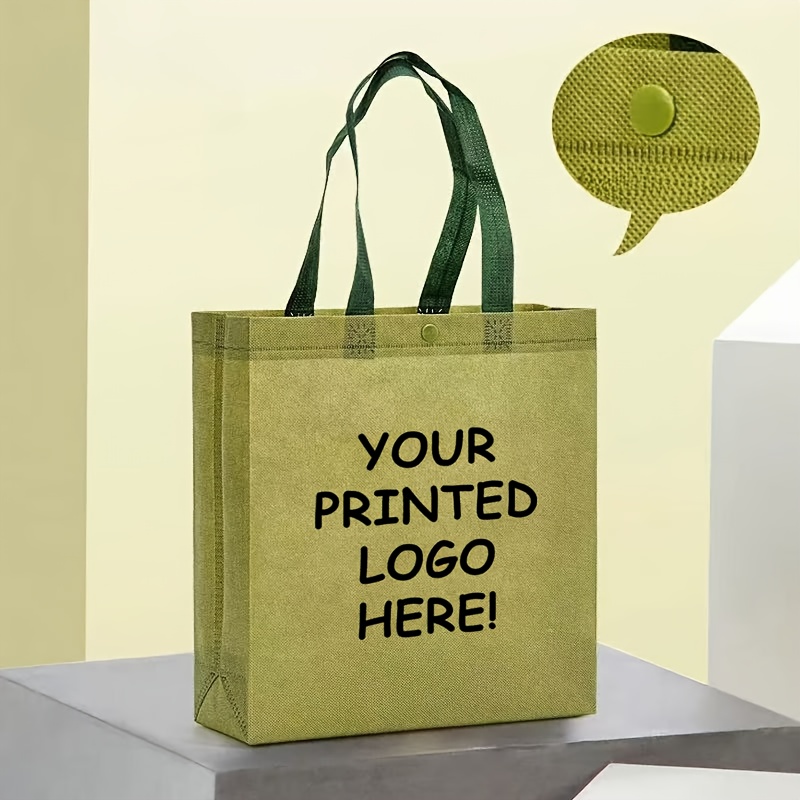 23pcs Customizable Reusable Handbags, Large Capacity Tote Bags