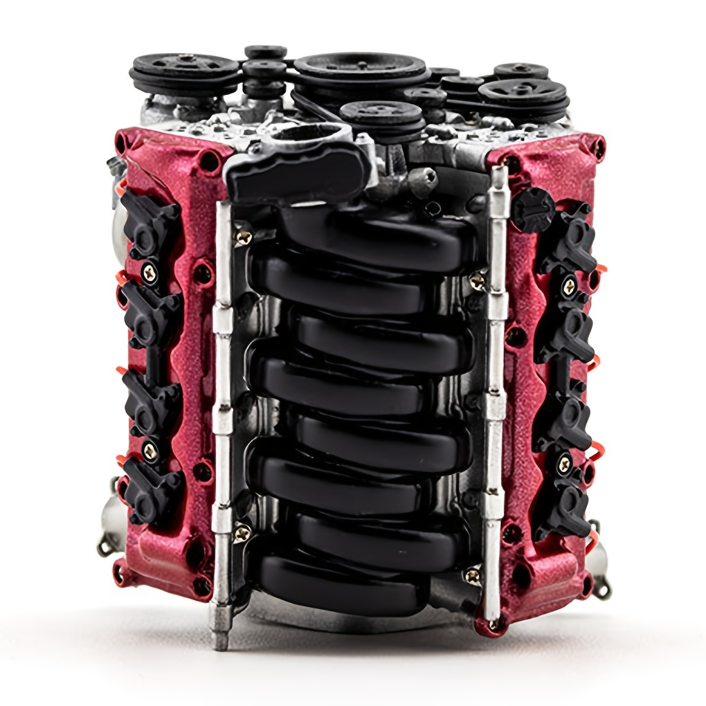 v8 rc diy engine internal combustion model assembly kit Temu